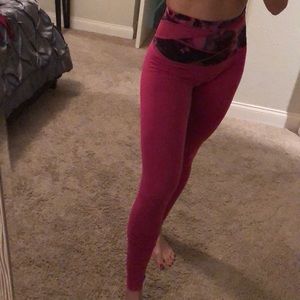 Size 4 pink lululemon leggings